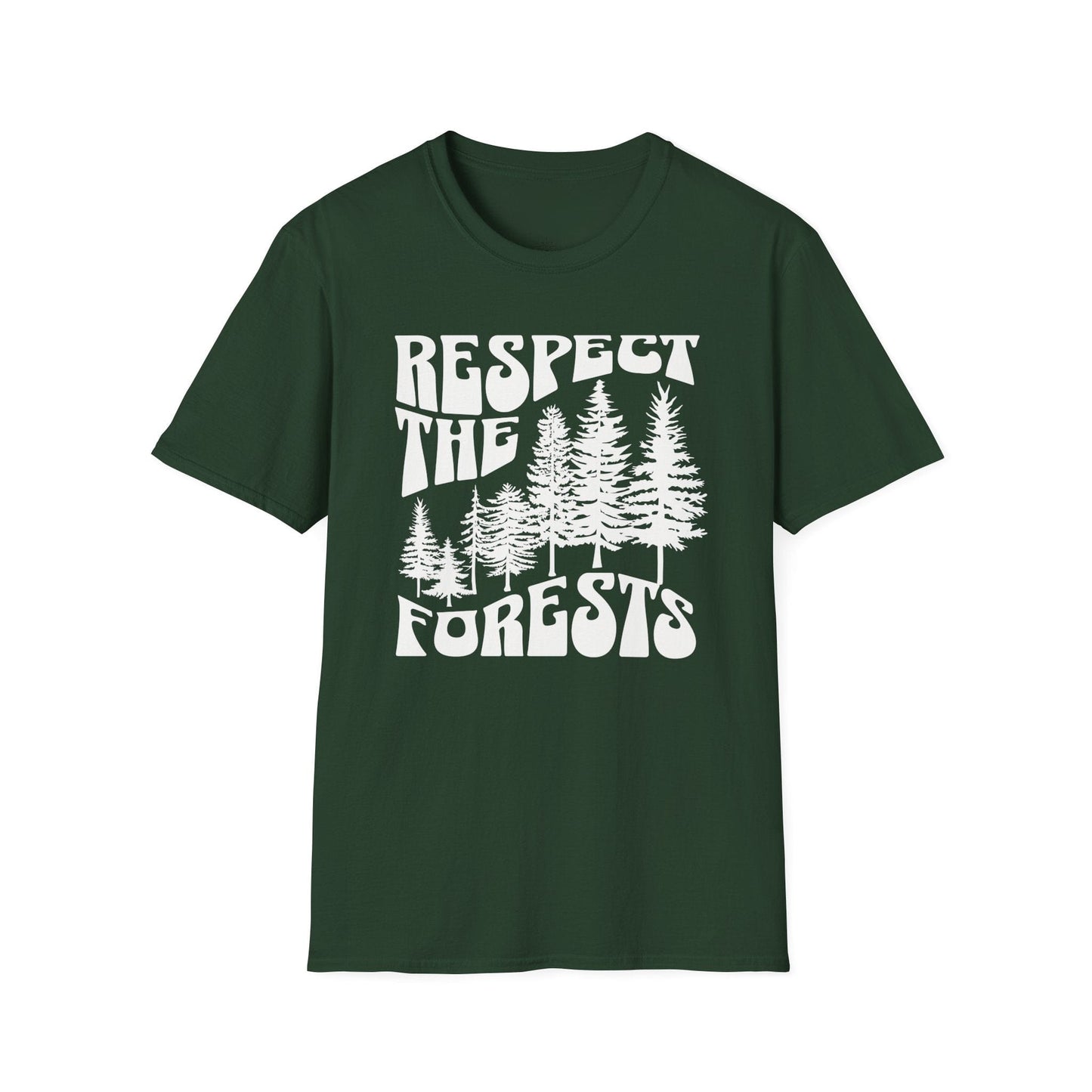 Printify T-Shirt Respect The Forests T-Shirt