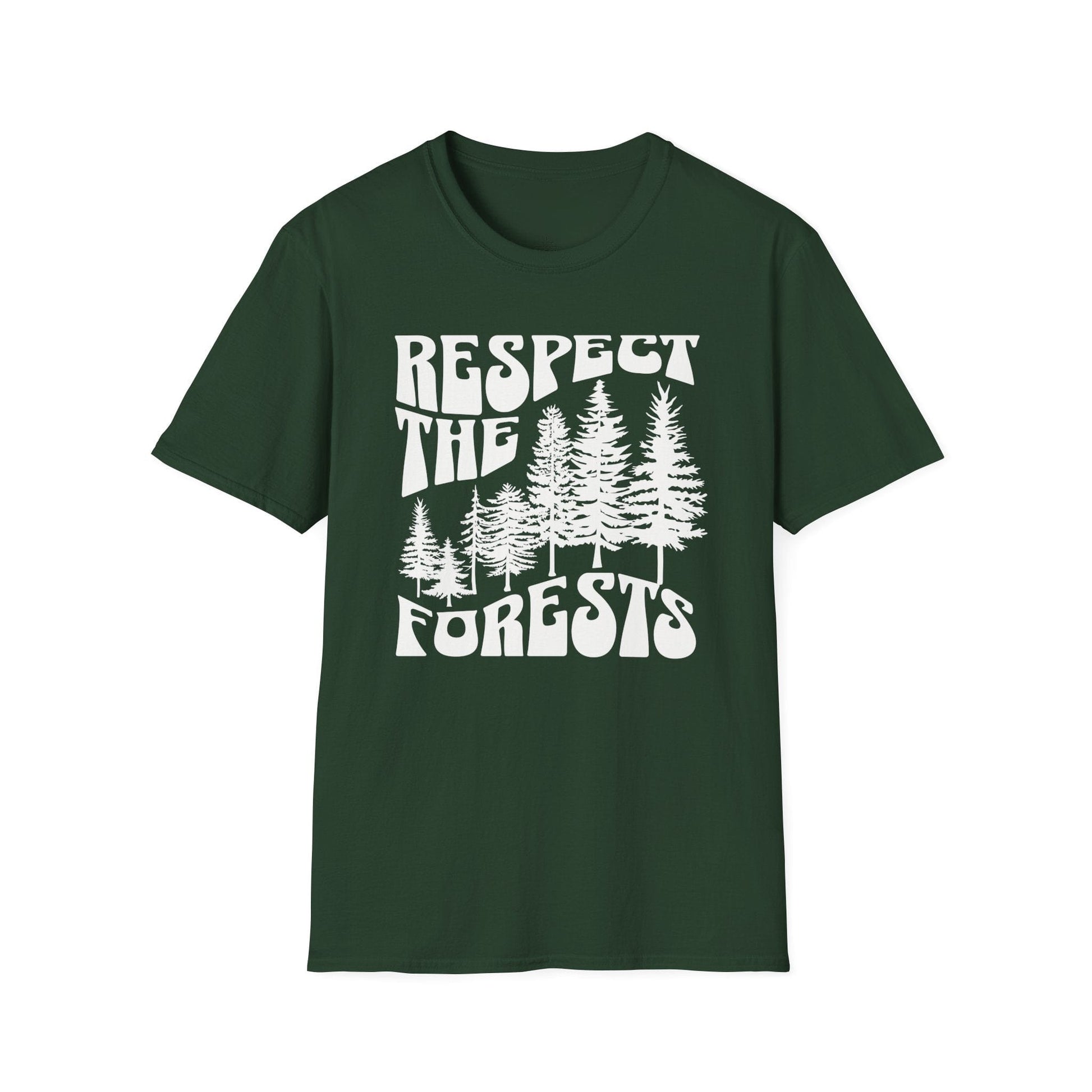 Printify T-Shirt Respect The Forests T-Shirt