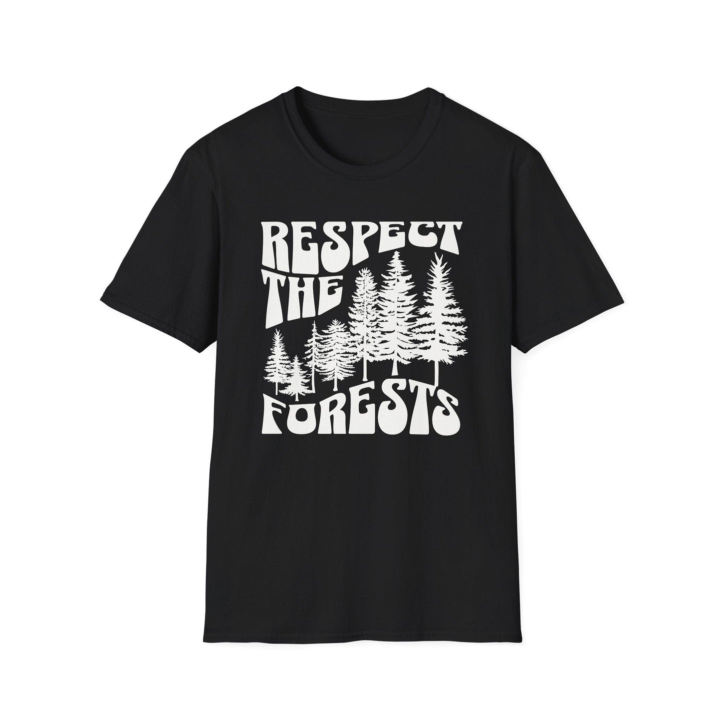 Printify T-Shirt Respect The Forests T-Shirt