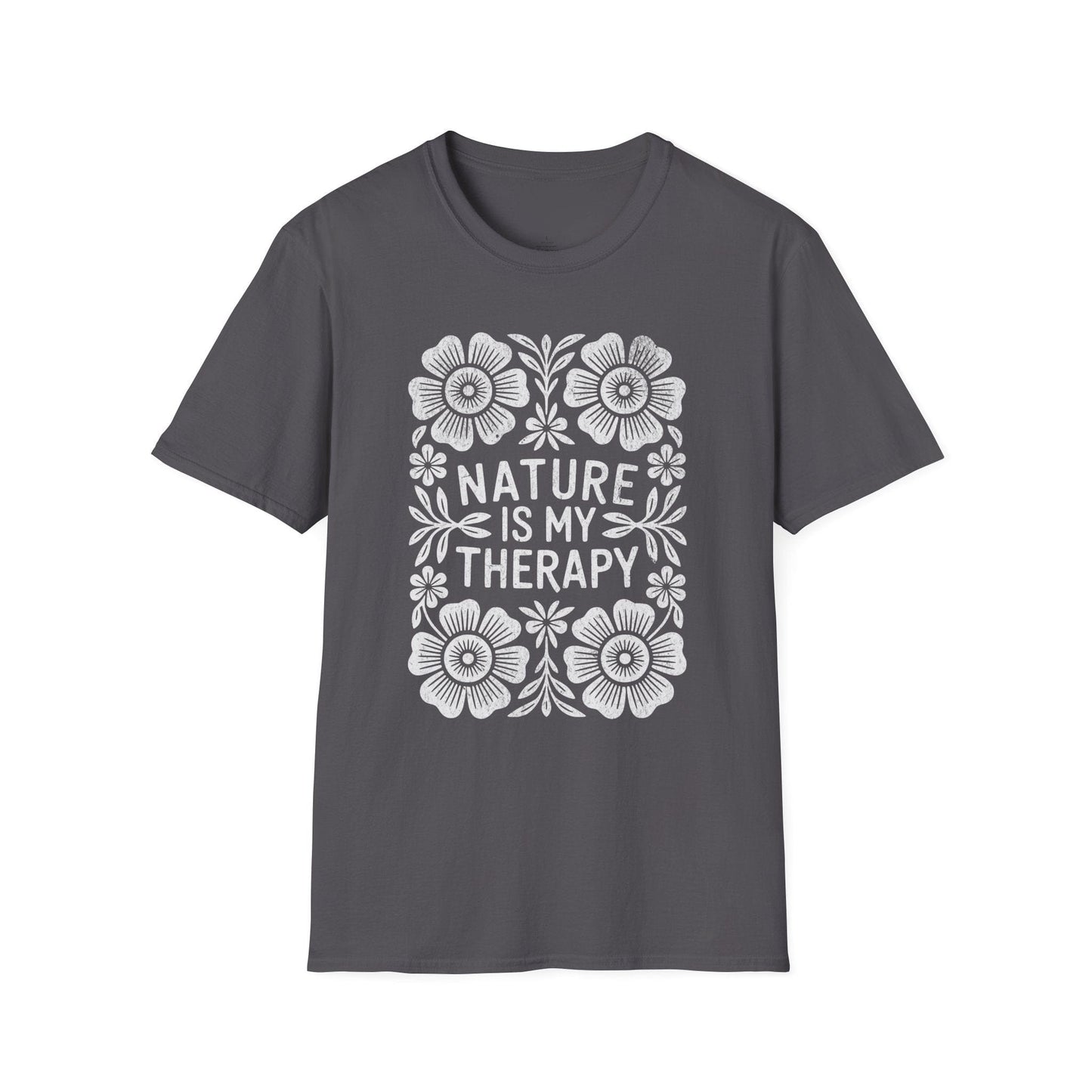 Printify T-Shirt Retro Nature is My Therapy T-Shirt