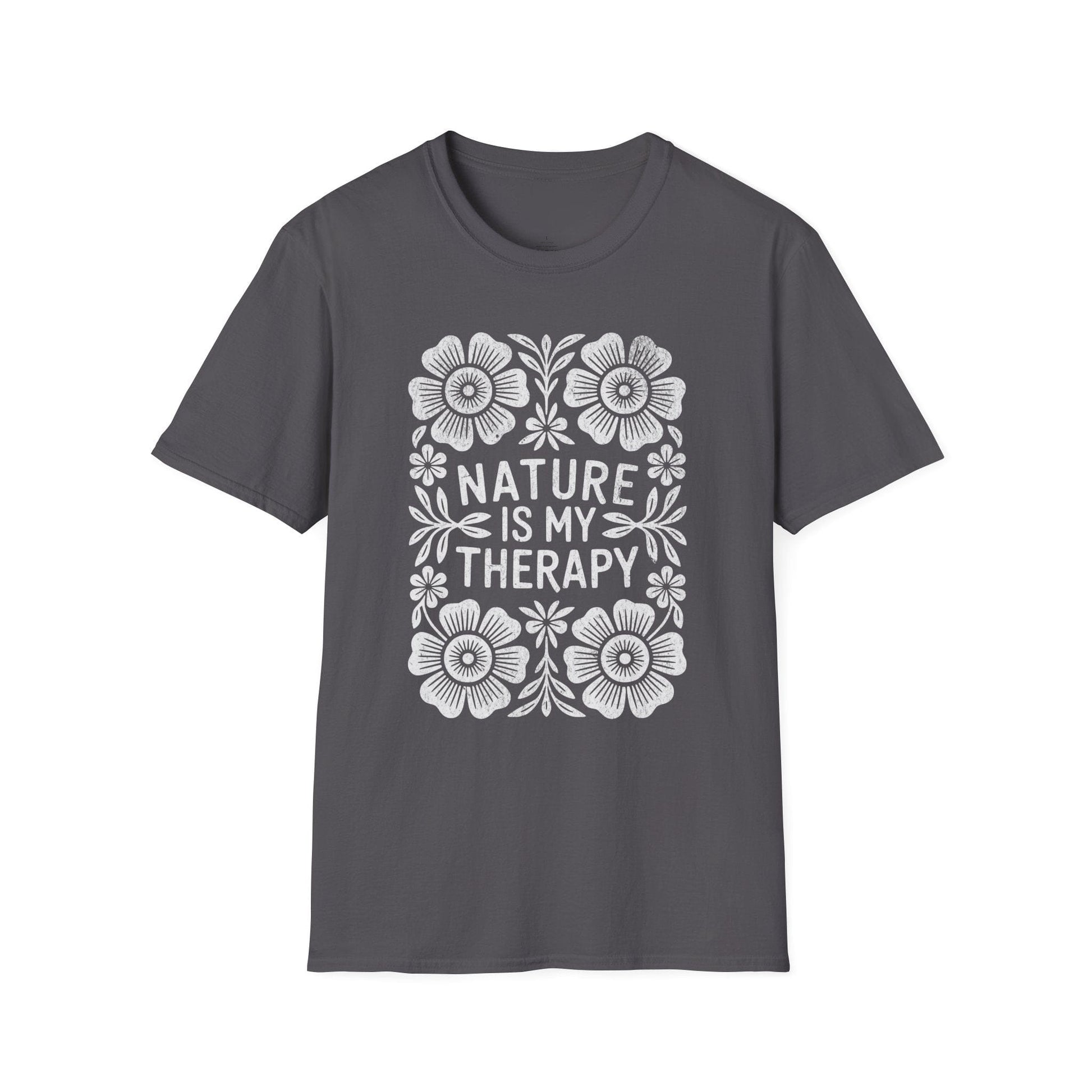 Printify T-Shirt Retro Nature is My Therapy T-Shirt