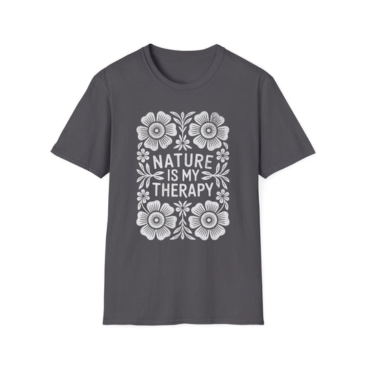 Printify T-Shirt Retro Nature is My Therapy T-Shirt