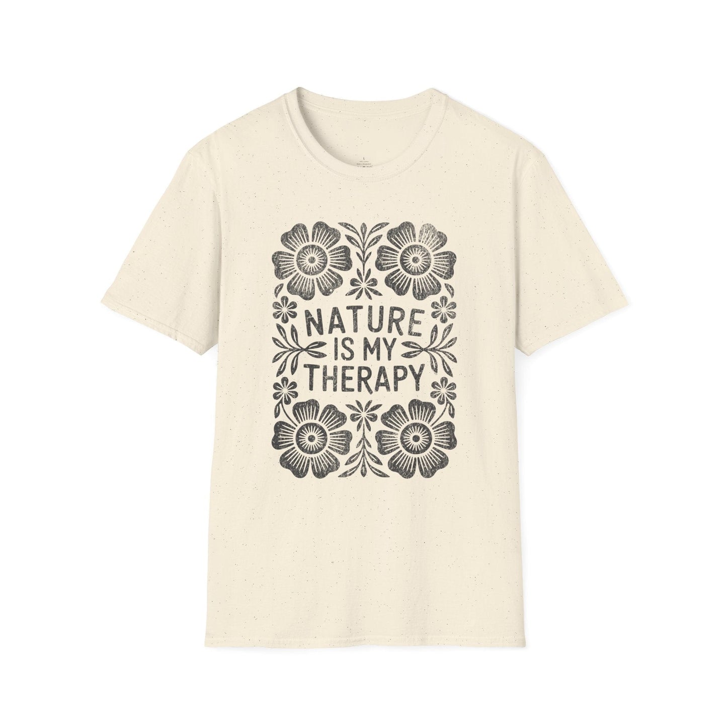 Printify T-Shirt Retro Nature is My Therapy T-Shirt