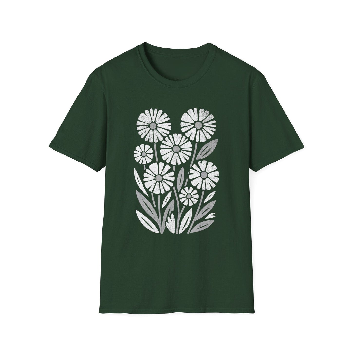 Printify T-Shirt Retro Wildflower  T-Shirt