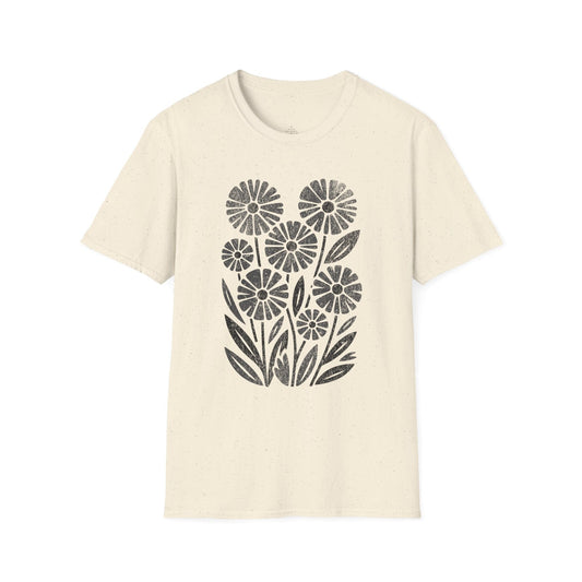 Printify T-Shirt Retro Wildflower  T-Shirt