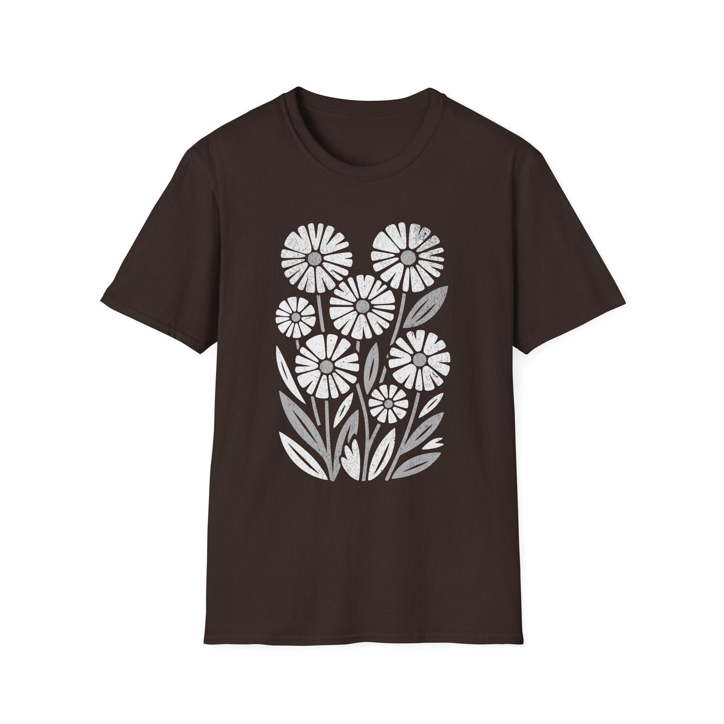 Printify T-Shirt Retro Wildflower  T-Shirt