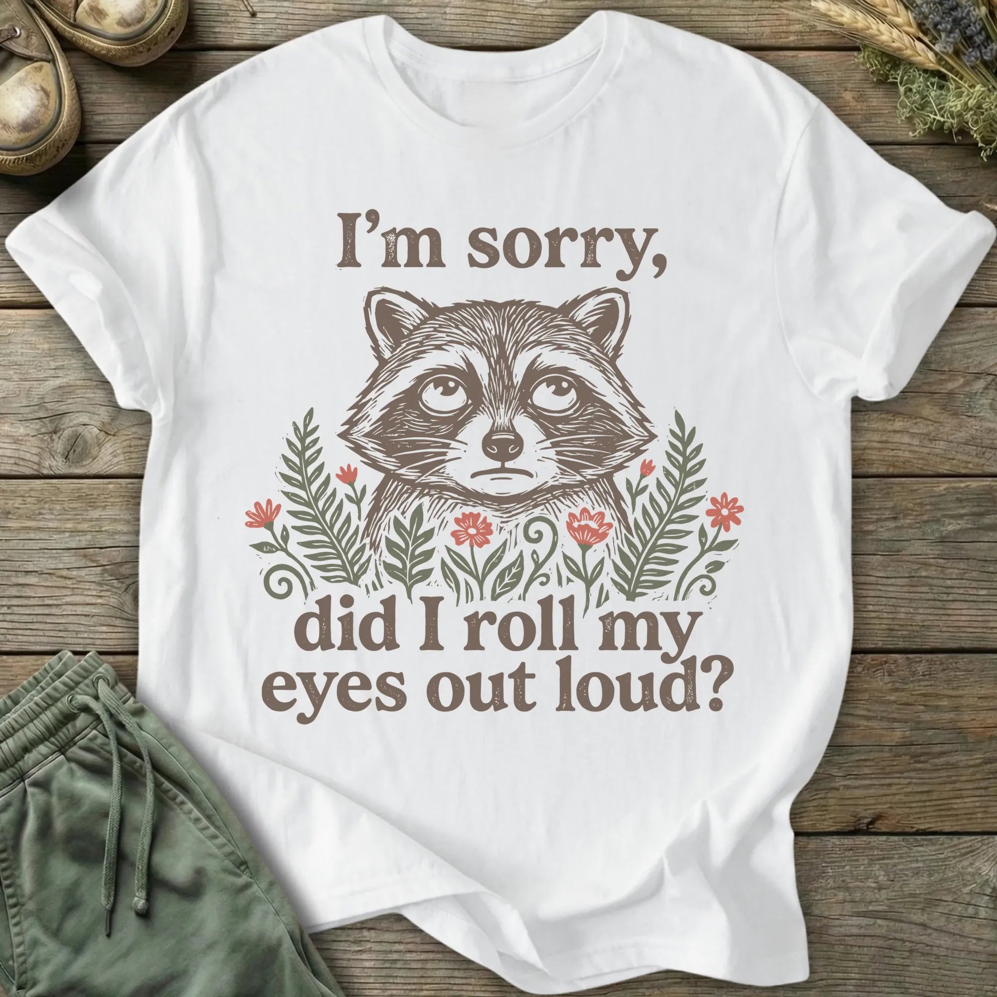 Printify T-Shirt Roll My Eyes T-Shirt