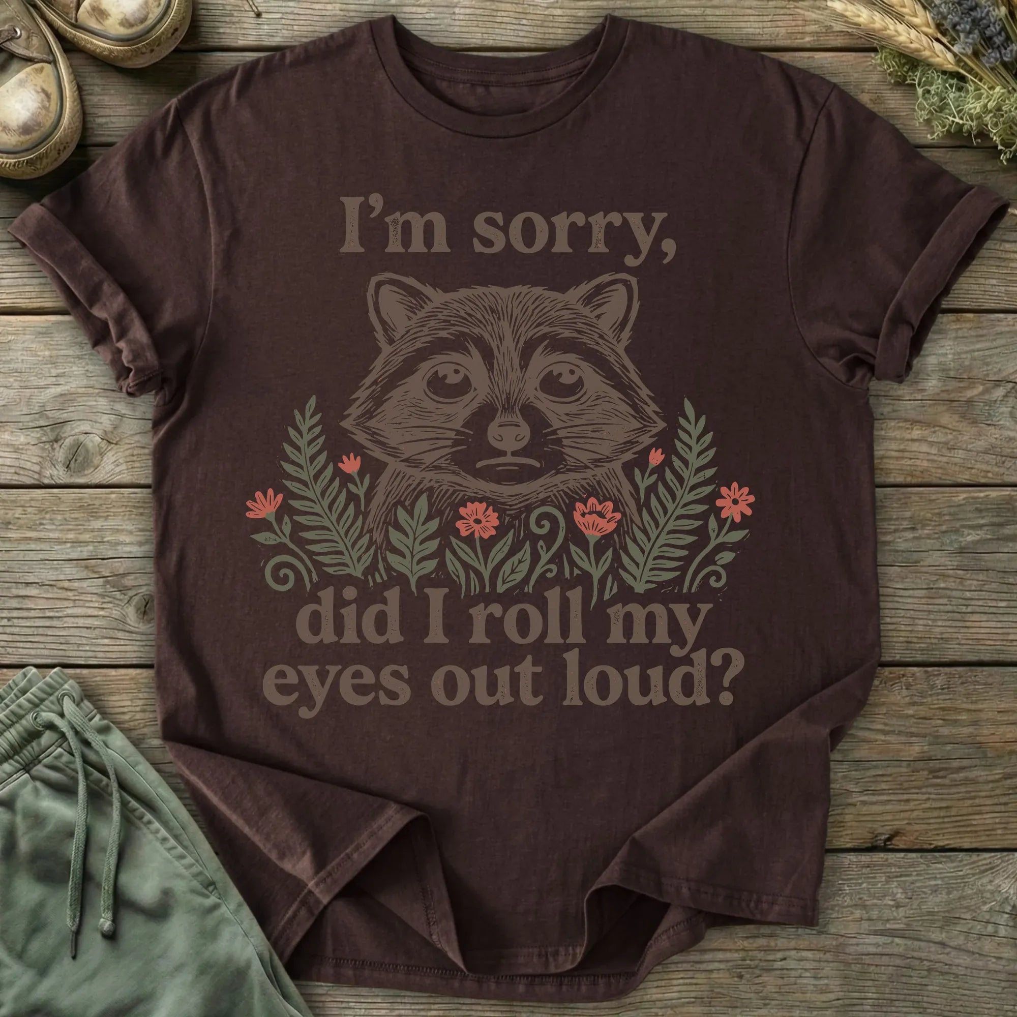 Printify T-Shirt Roll My Eyes T-Shirt