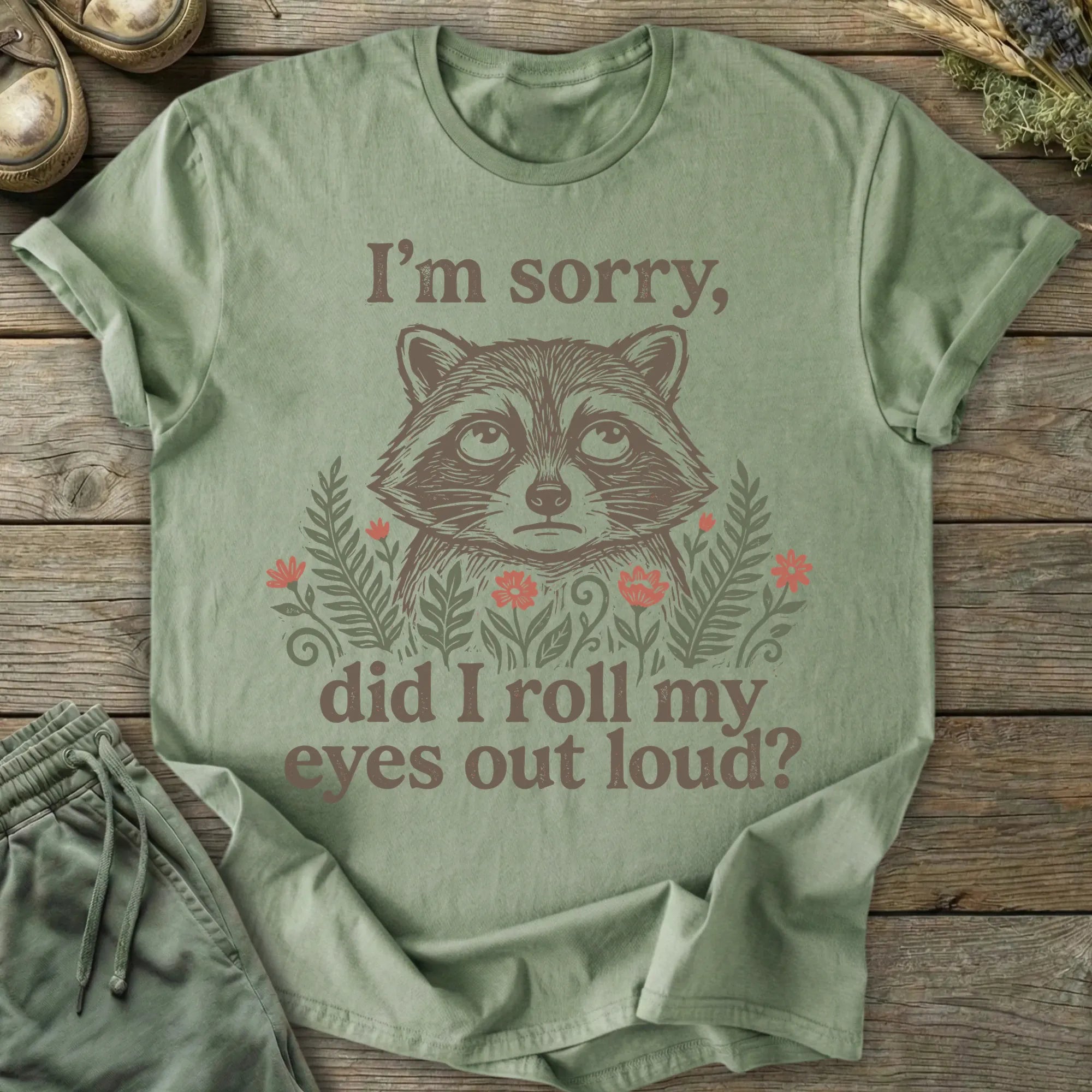 Printify T-Shirt Roll My Eyes T-Shirt