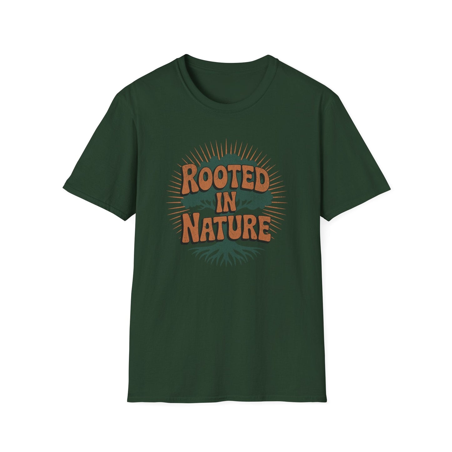 Printify T-Shirt Rooted in Nature Rays T-Shirt