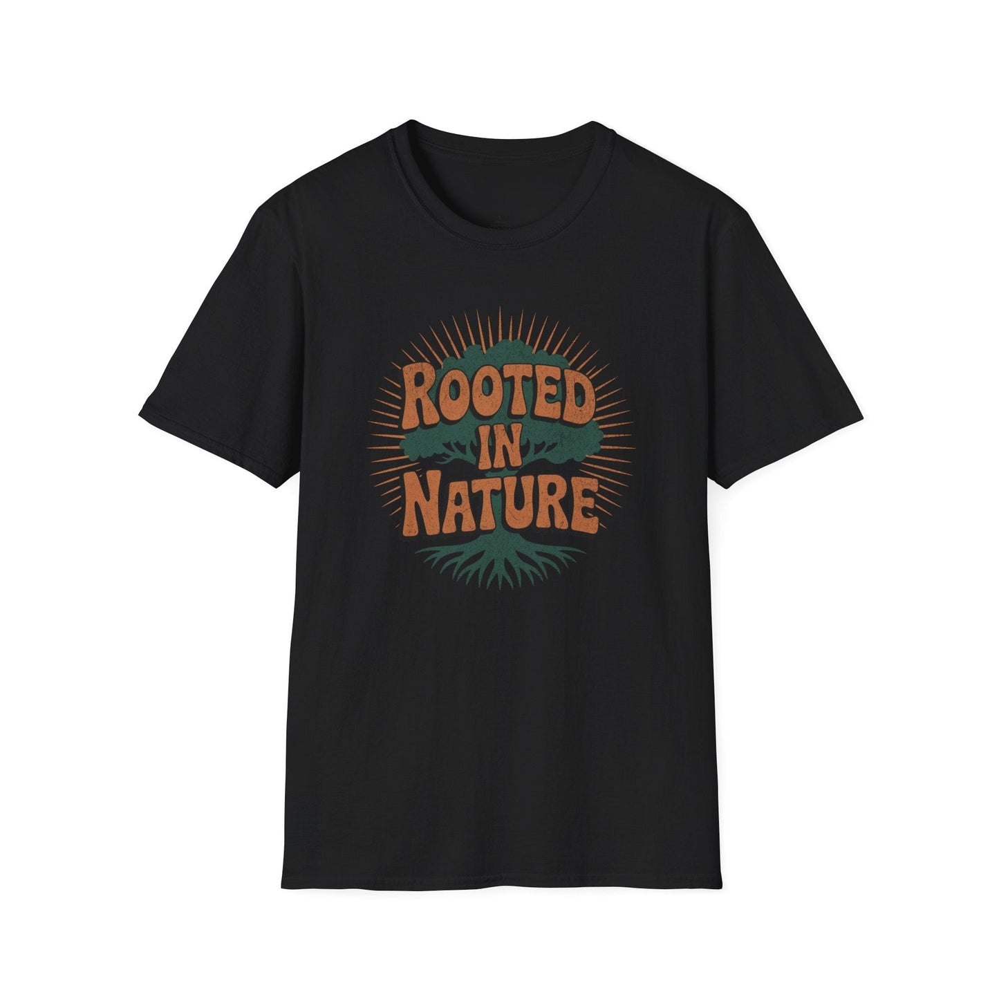 Printify T-Shirt Rooted in Nature Rays T-Shirt