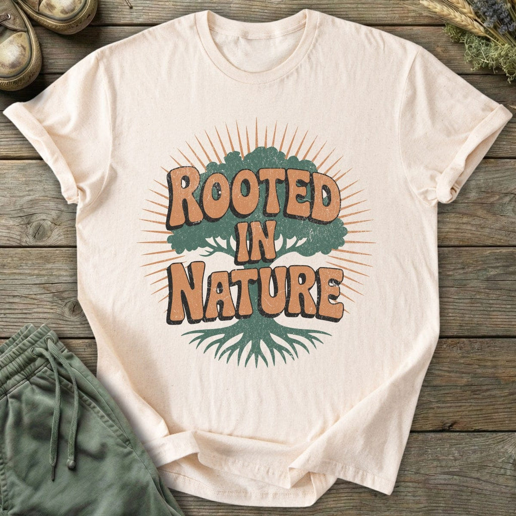 Printify T-Shirt Rooted in Nature Rays T-Shirt