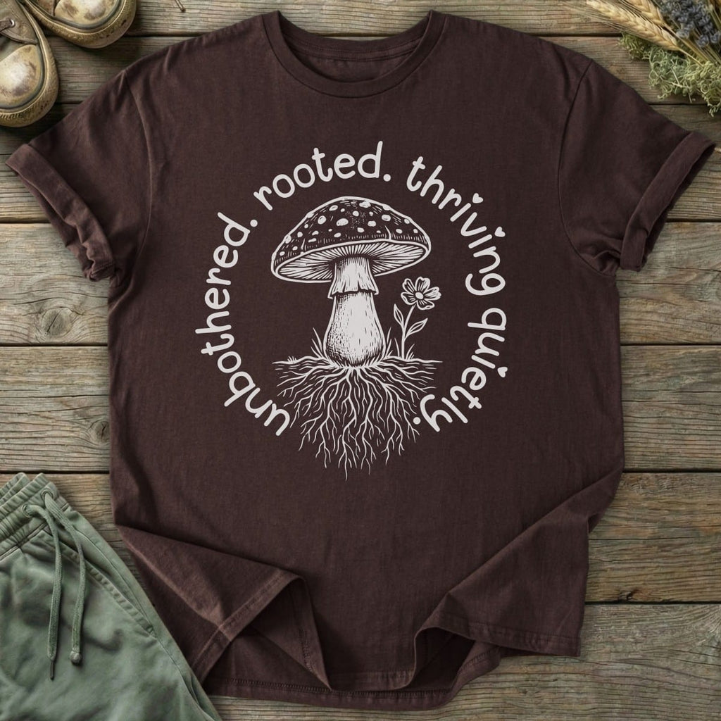 Printify T-Shirt Rooted Mushroom T-Shirt