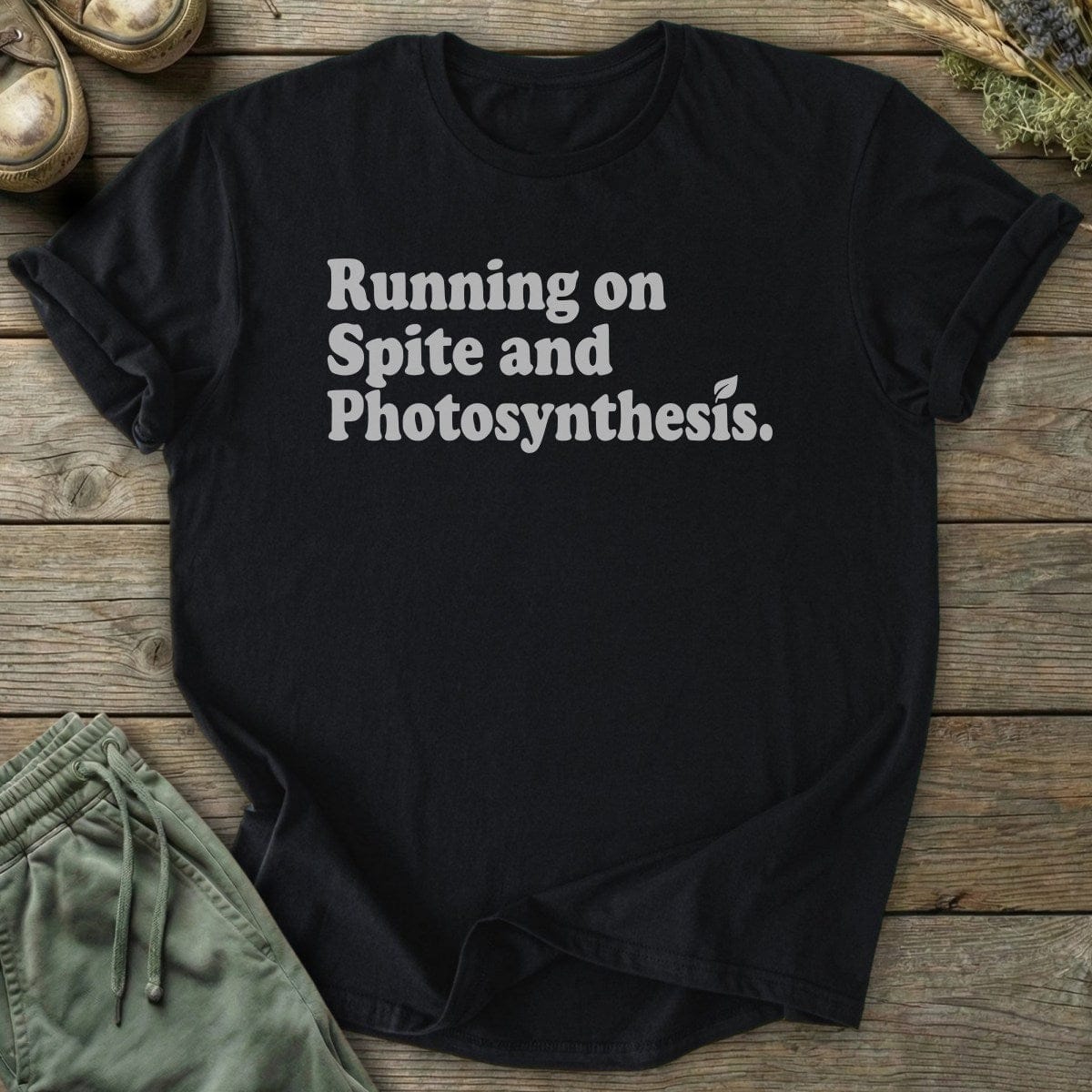 Printify T-Shirt Running On Spite T-Shirt