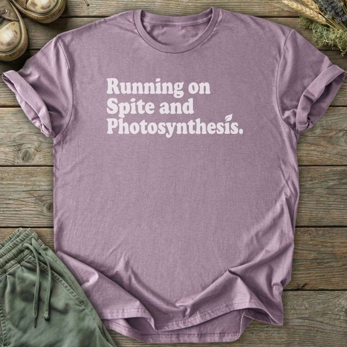 Printify T-Shirt Running On Spite T-Shirt