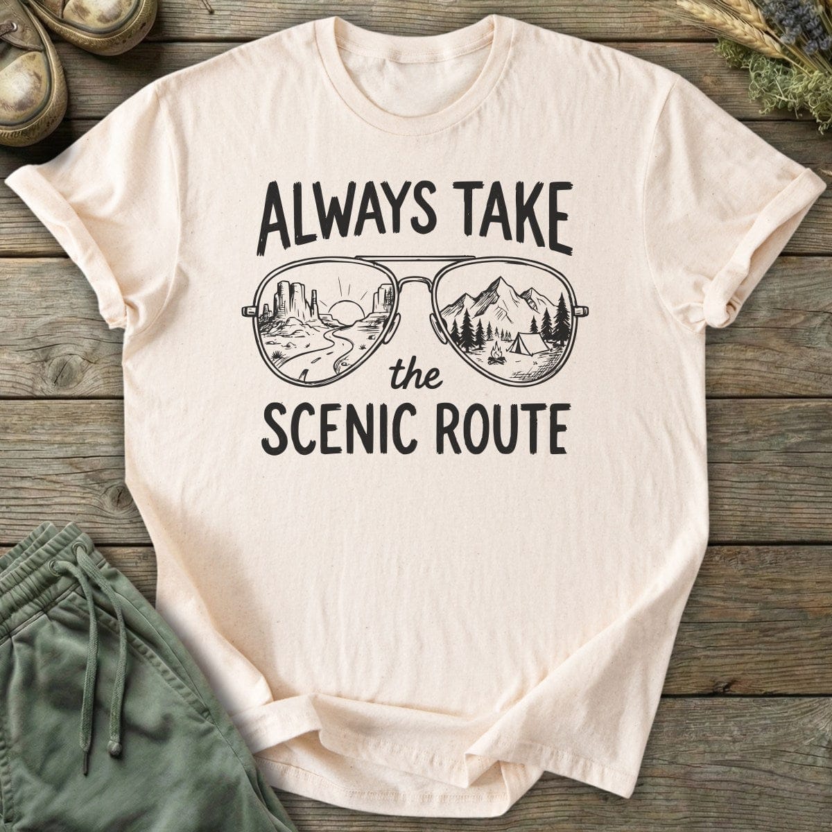 Printify T-Shirt Scenic Route T-Shirt
