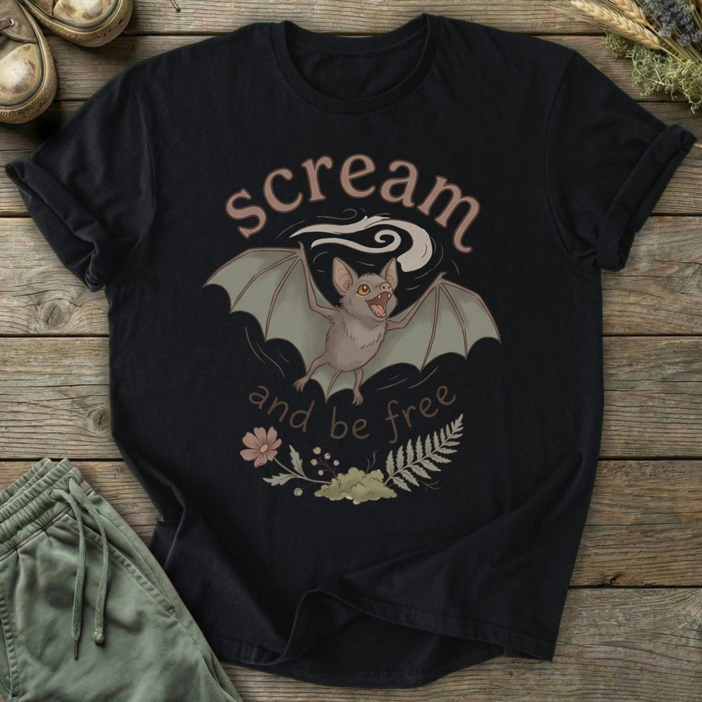 Printify T-Shirt Scream And Be Free T-Shirt