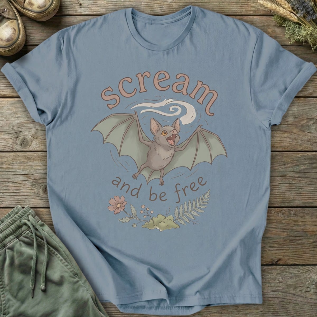 Printify T-Shirt Scream And Be Free T-Shirt