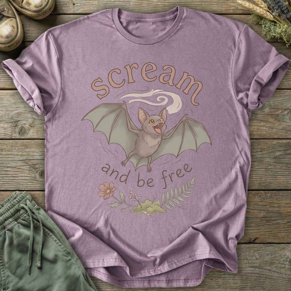 Printify T-Shirt Scream And Be Free T-Shirt