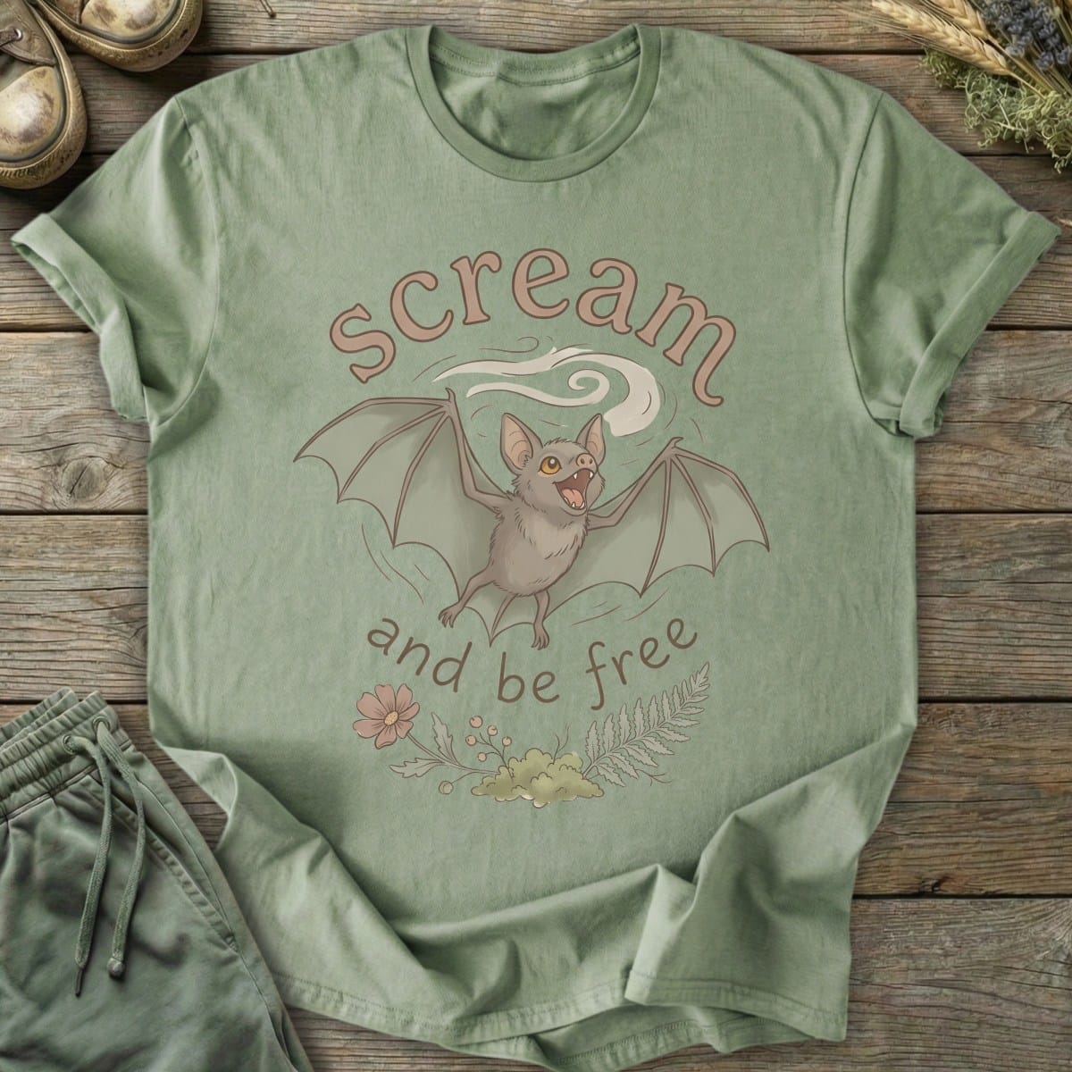 Printify T-Shirt Scream And Be Free T-Shirt