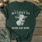 Printify T-Shirt Screaming Goat T-Shirt