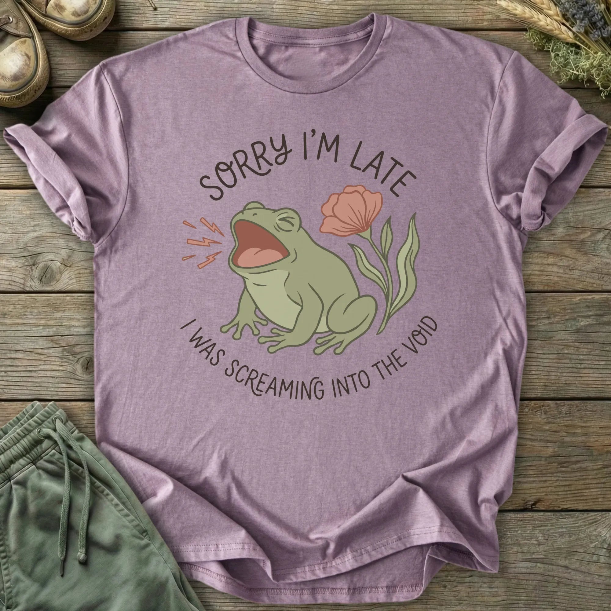Printify T-Shirt Screaming Into The Void T-Shirt