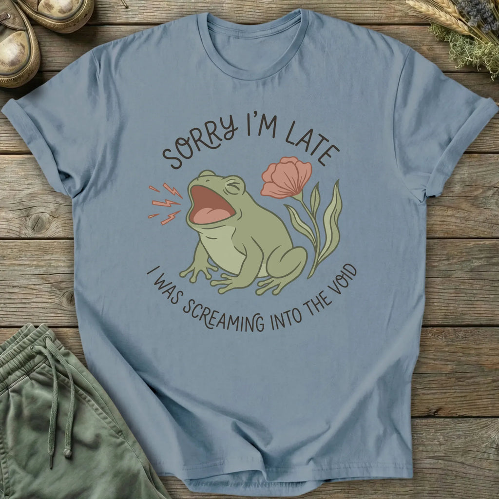 Printify T-Shirt Screaming Into The Void T-Shirt