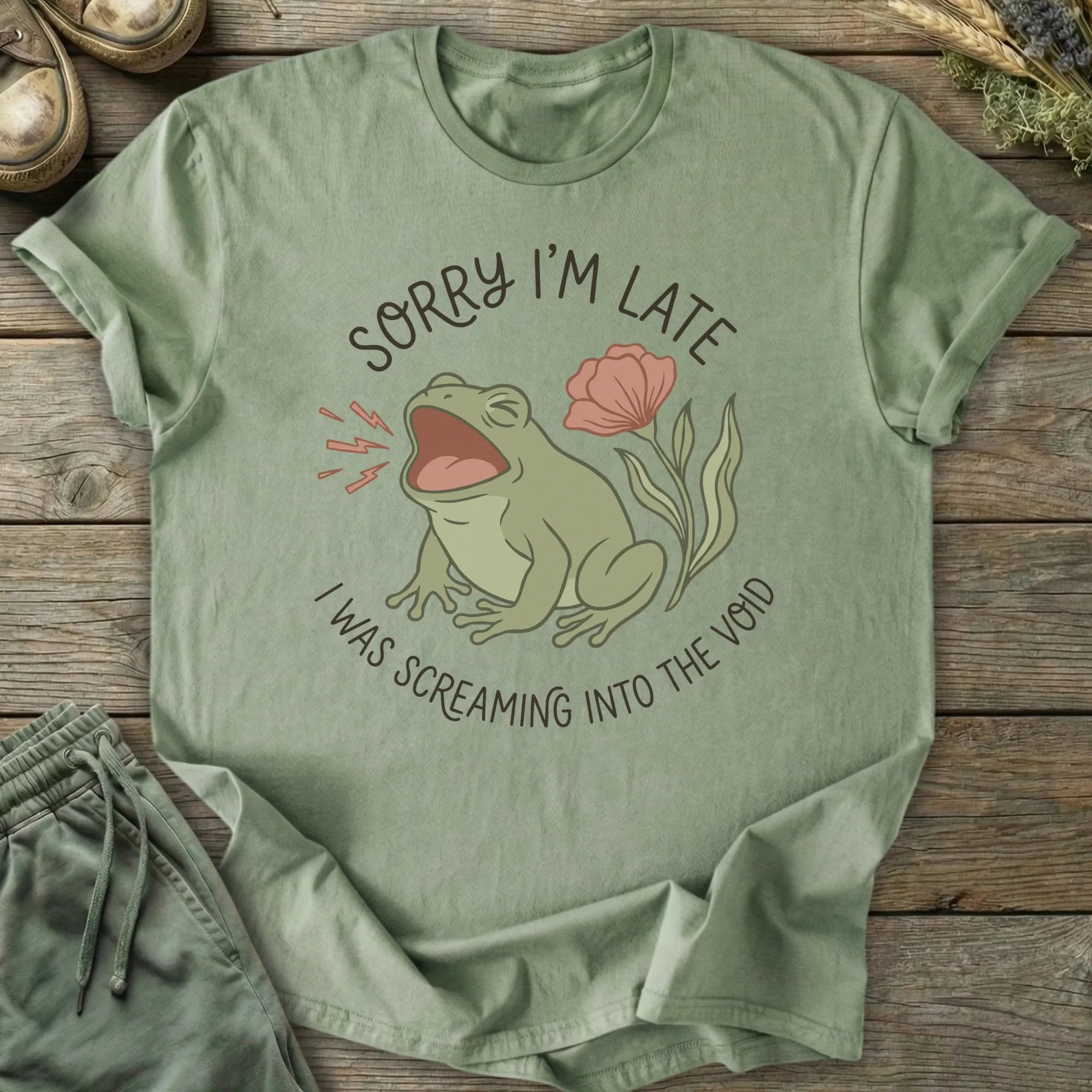 Printify T-Shirt Screaming Into The Void T-Shirt