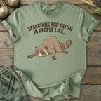 Printify T-Shirt Searching For Depth T-Shirt