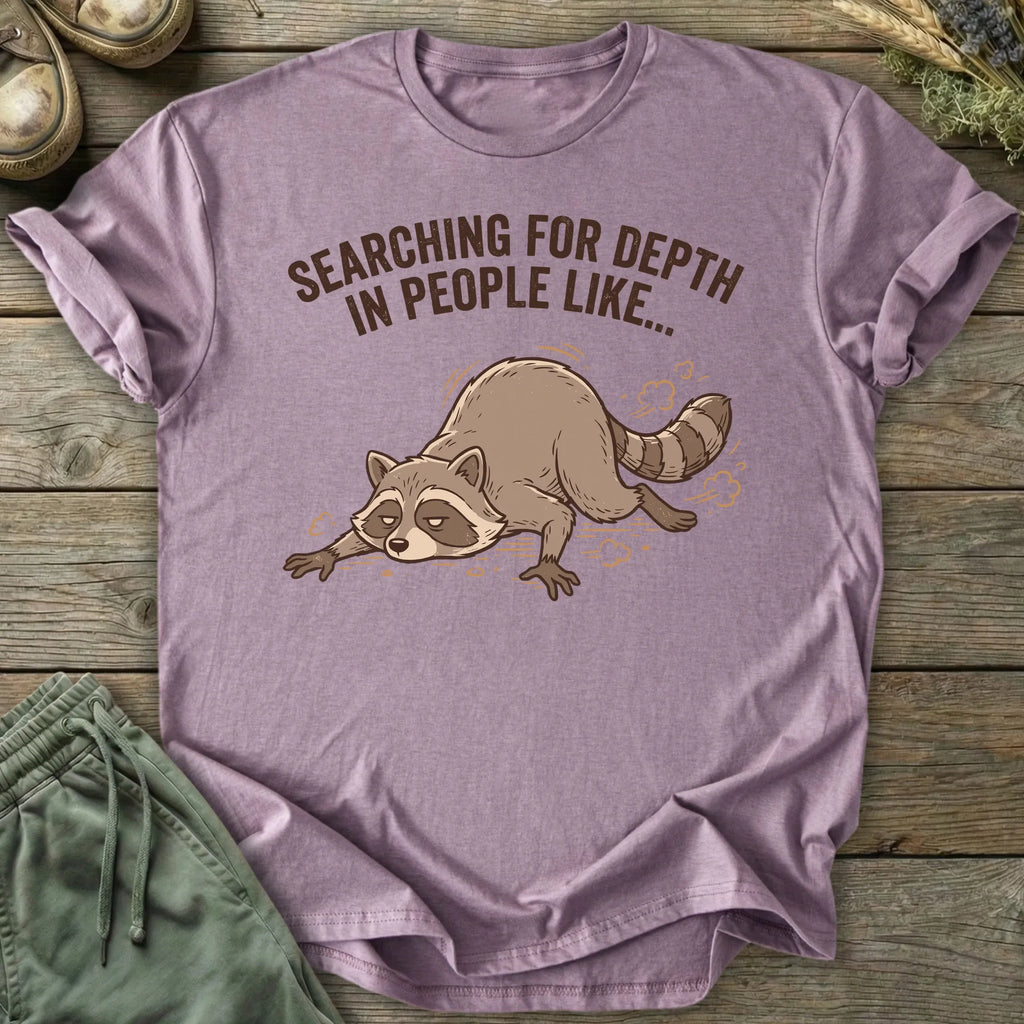 Printify T-Shirt Searching For Depth T-Shirt