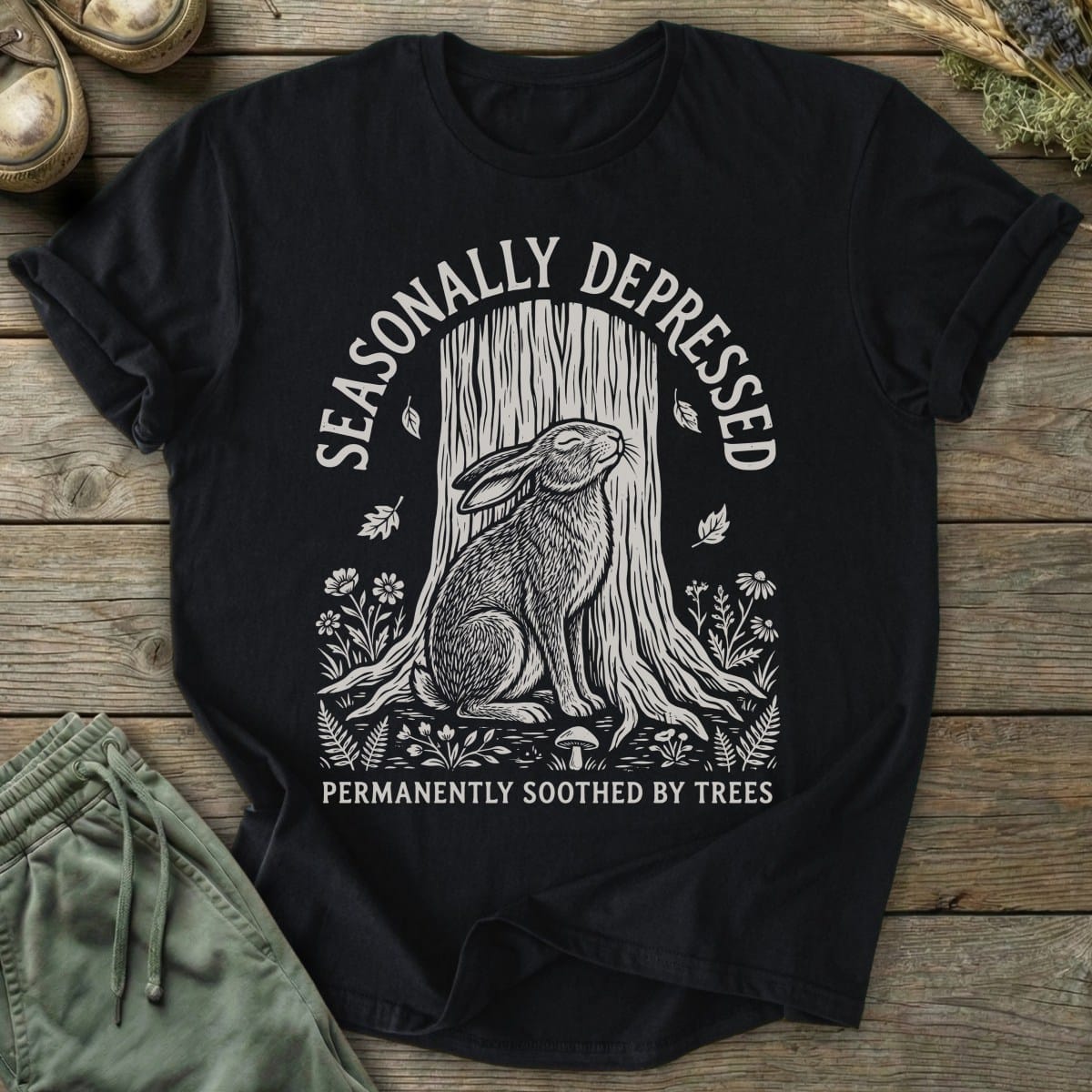 Printify T-Shirt Seasonally Depressed T-Shirt
