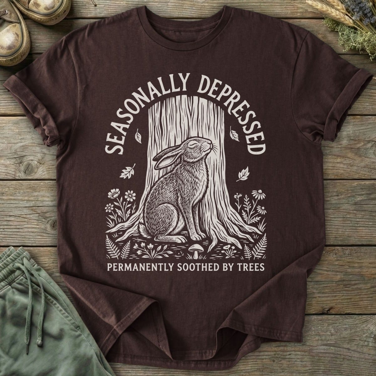 Printify T-Shirt Seasonally Depressed T-Shirt