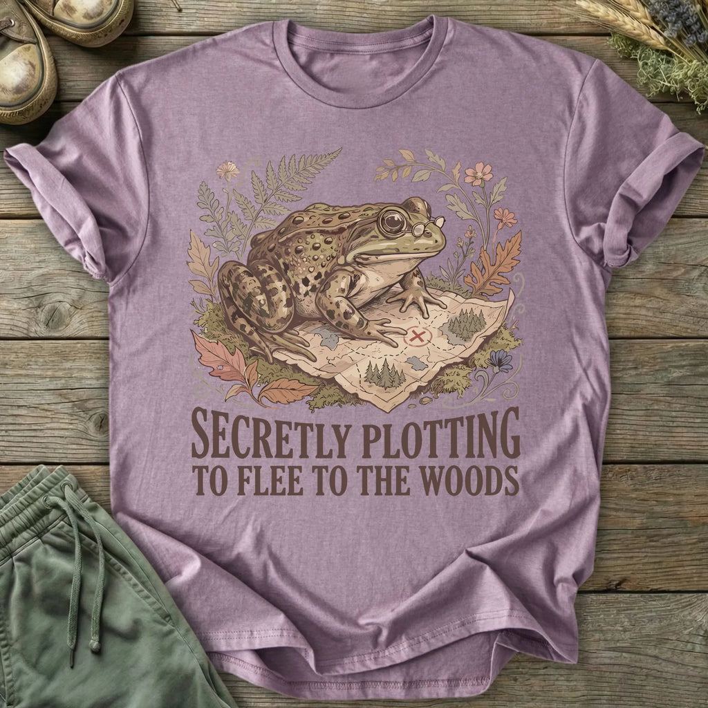 Printify T-Shirt Secretly Plotting T-Shirt
