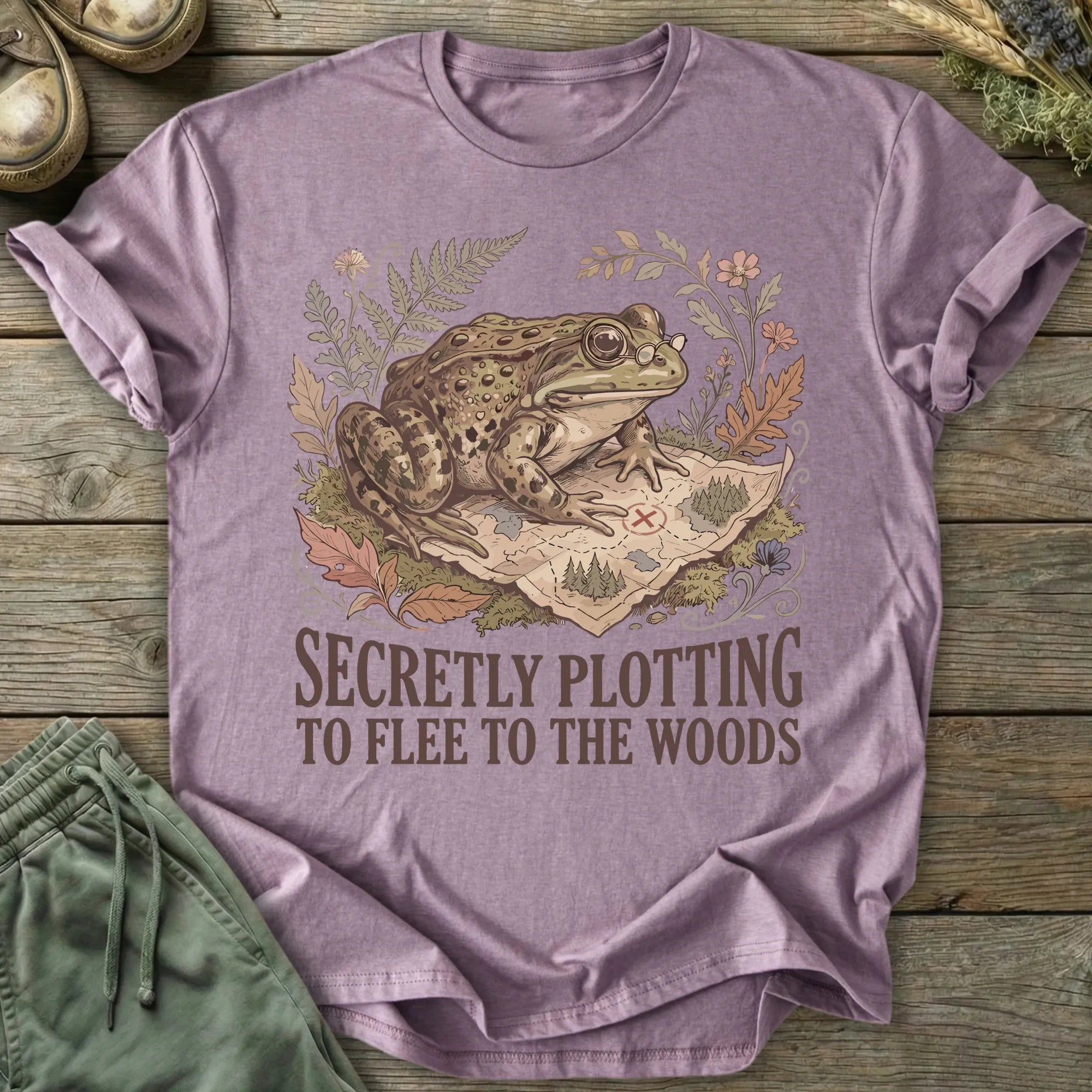 Printify T-Shirt Secretly Plotting T-Shirt