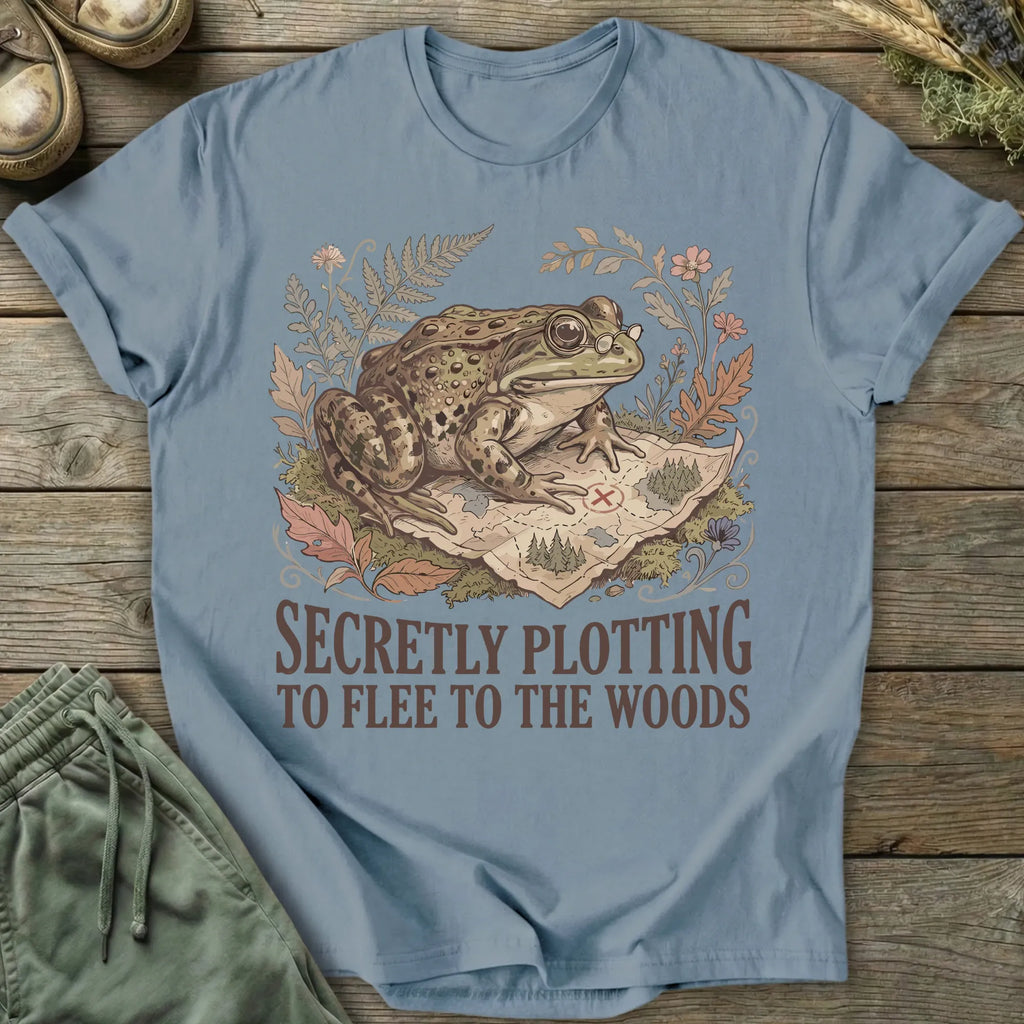 Printify T-Shirt Secretly Plotting T-Shirt