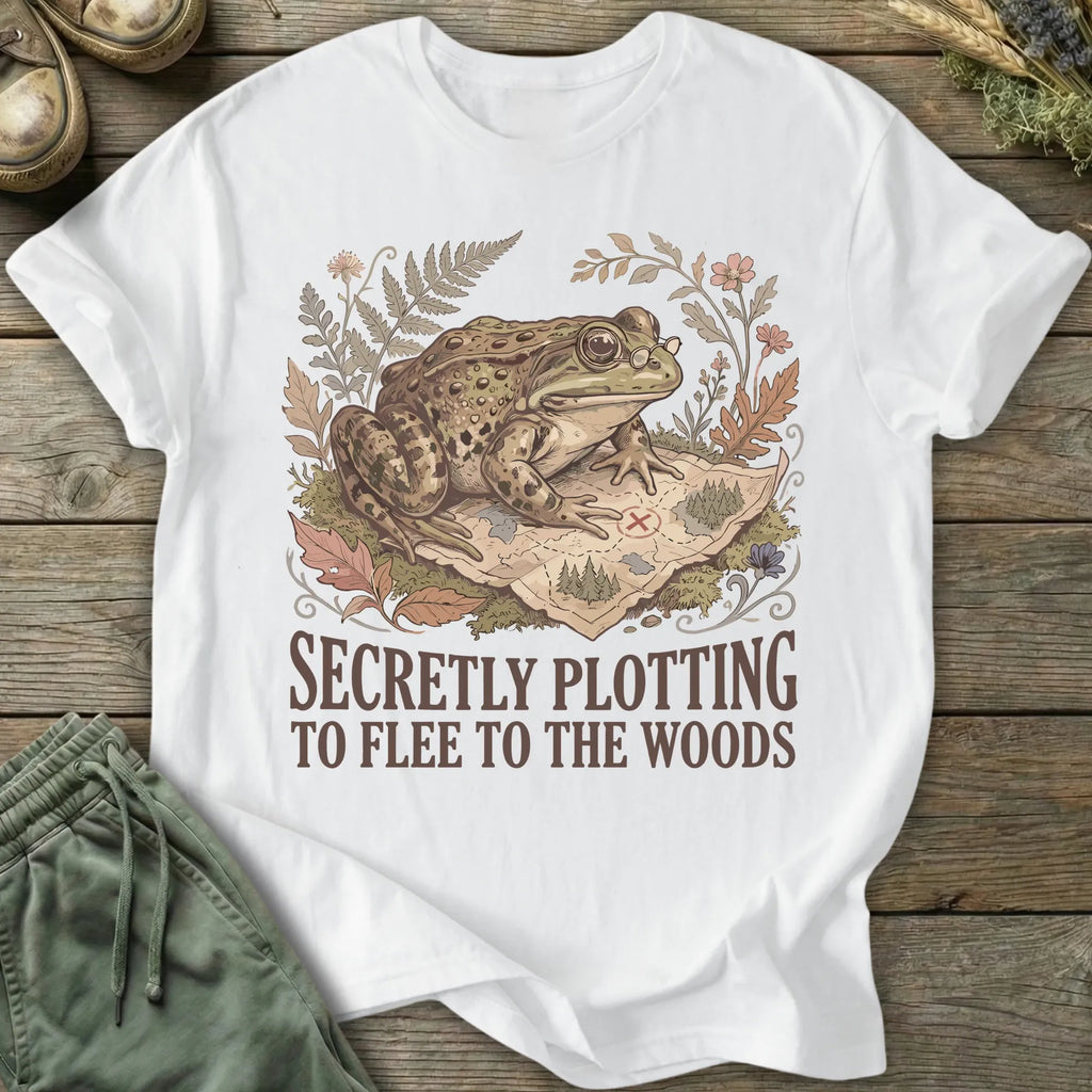 Printify T-Shirt Secretly Plotting T-Shirt