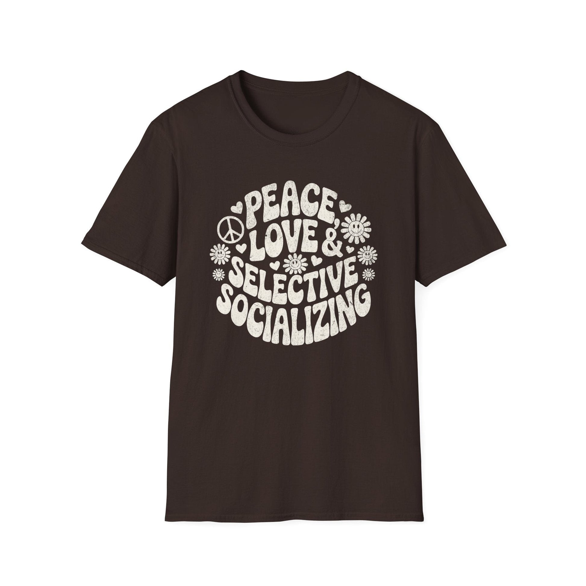 Printify T-Shirt Selective Socializing T-Shirt