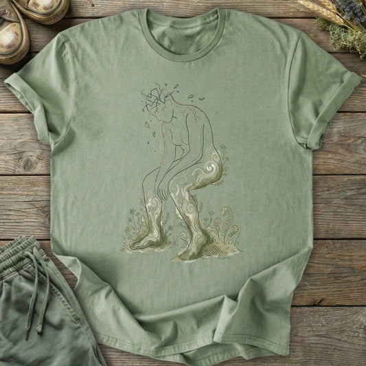 Printify T-Shirt Shattered Head T-Shirt