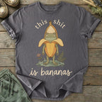 Printify T-Shirt Shit Is Bananas Frog T-Shirt