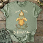 Printify T-Shirt Shit Is Bananas Frog T-Shirt