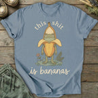 Printify T-Shirt Shit Is Bananas Frog T-Shirt