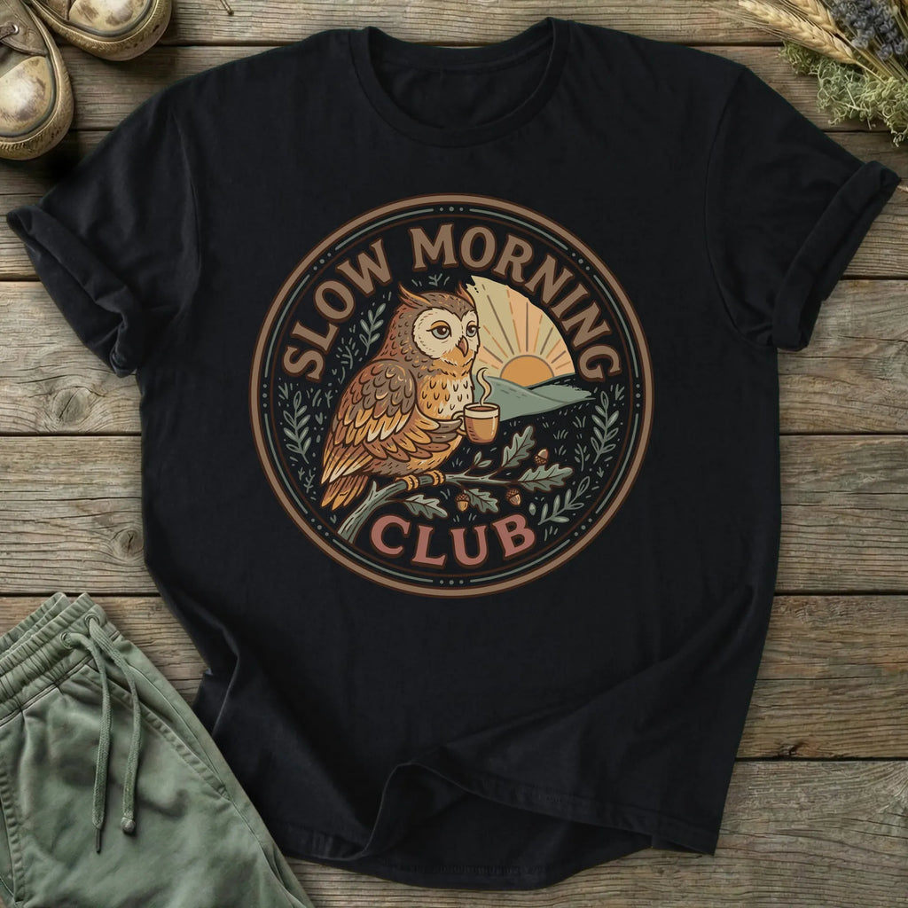 Printify T-Shirt Slow Morning Club T-Shirt