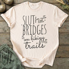 Printify T-Shirt Slut For Cute Bridges T-Shirt