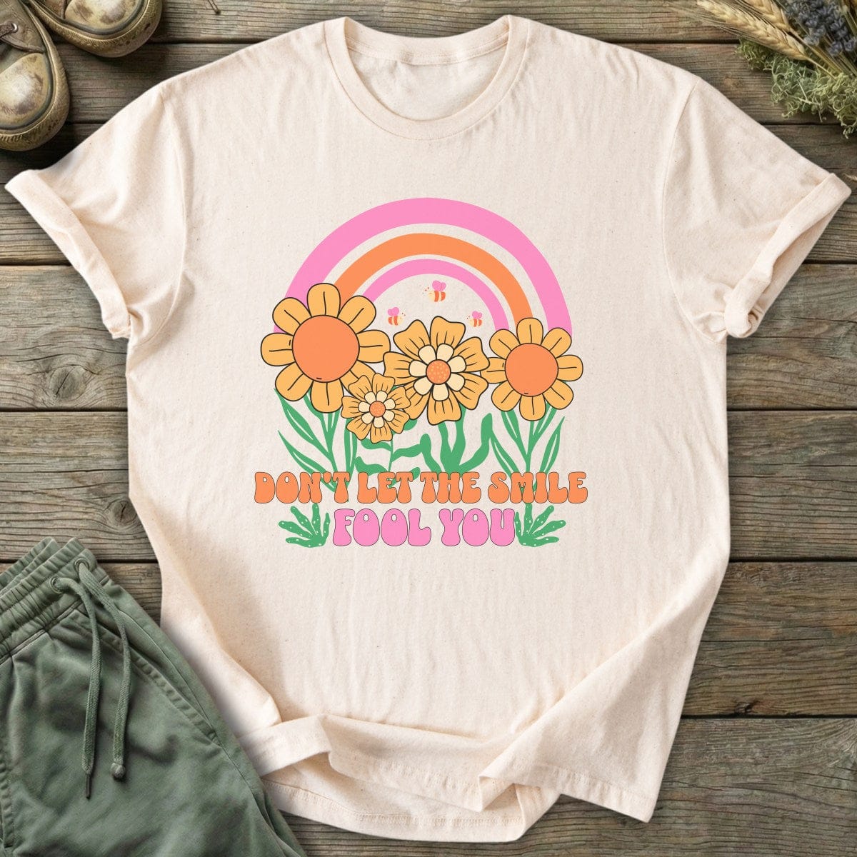 Printify T-Shirt Smile Fools You T-Shirt