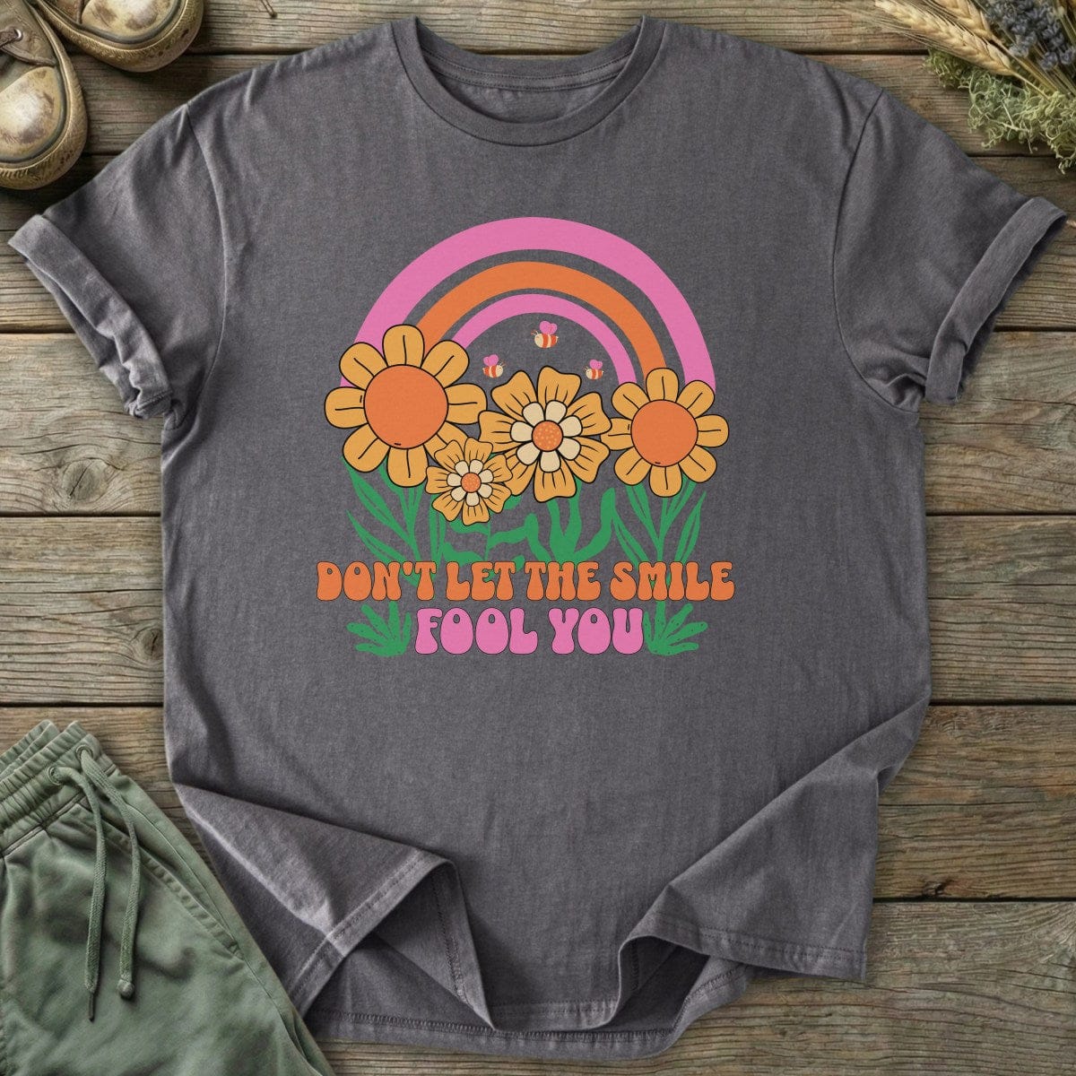 Printify T-Shirt Smile Fools You T-Shirt