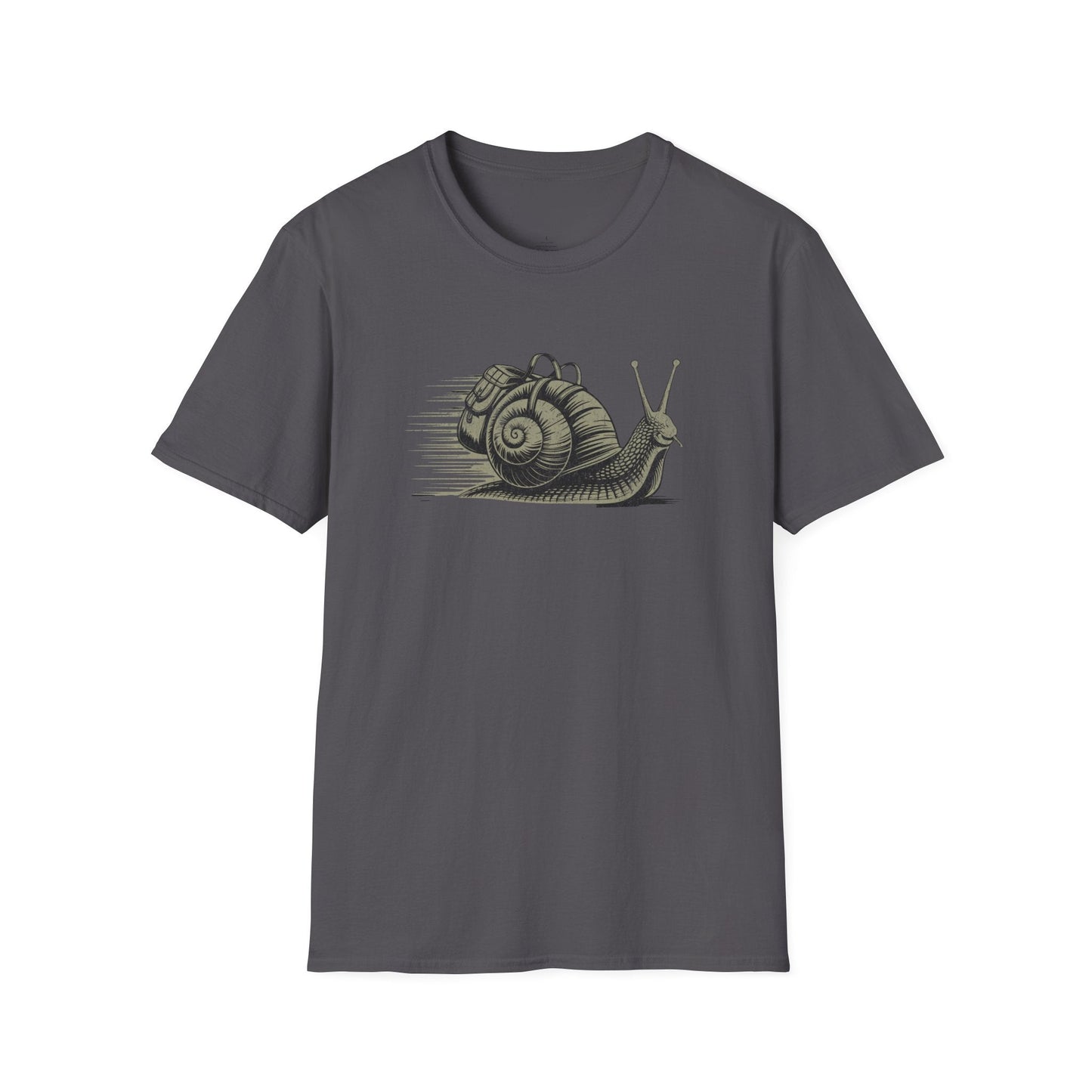 Printify T-Shirt Snail on Trail T-Shirt
