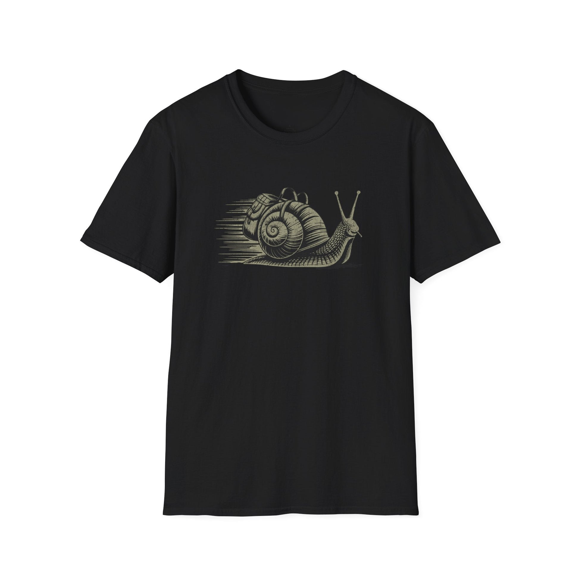 Printify T-Shirt Snail on Trail T-Shirt