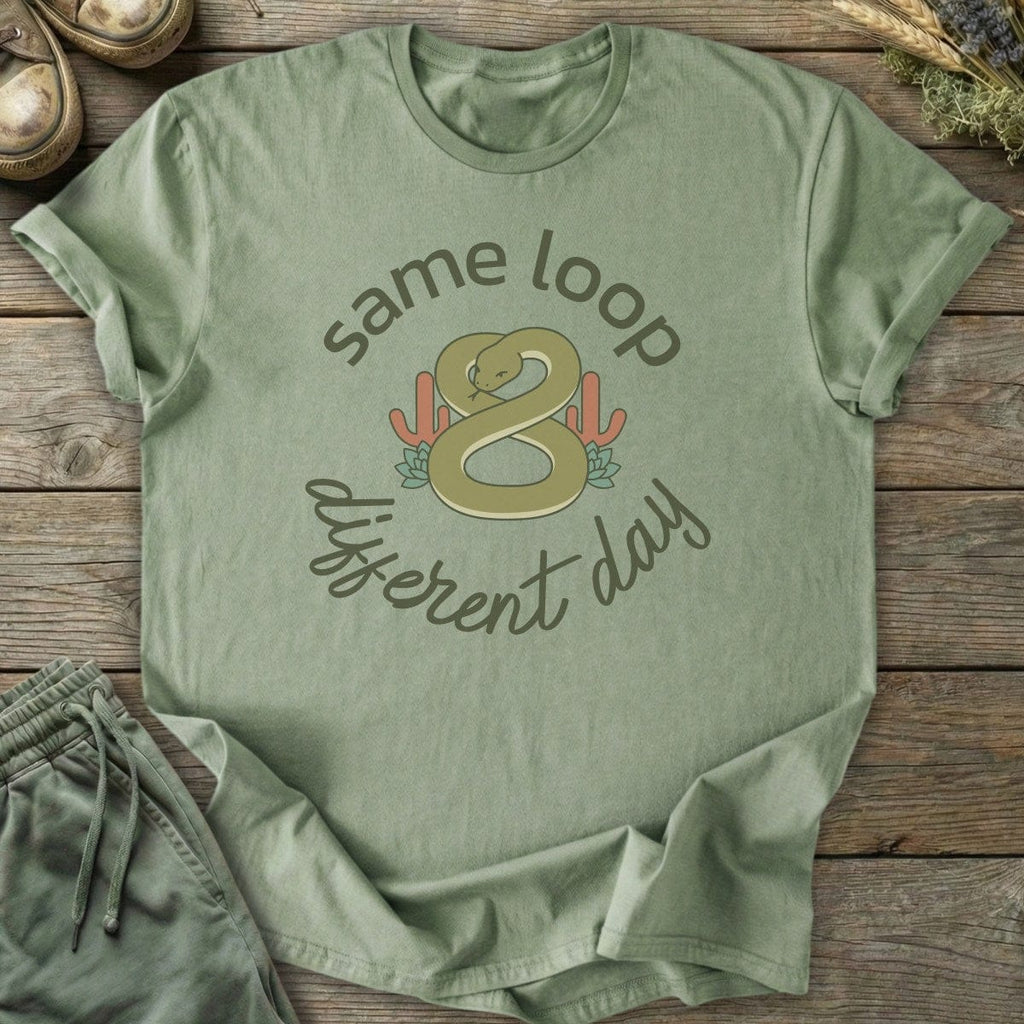 Printify T-Shirt Snake Loop T-Shirt