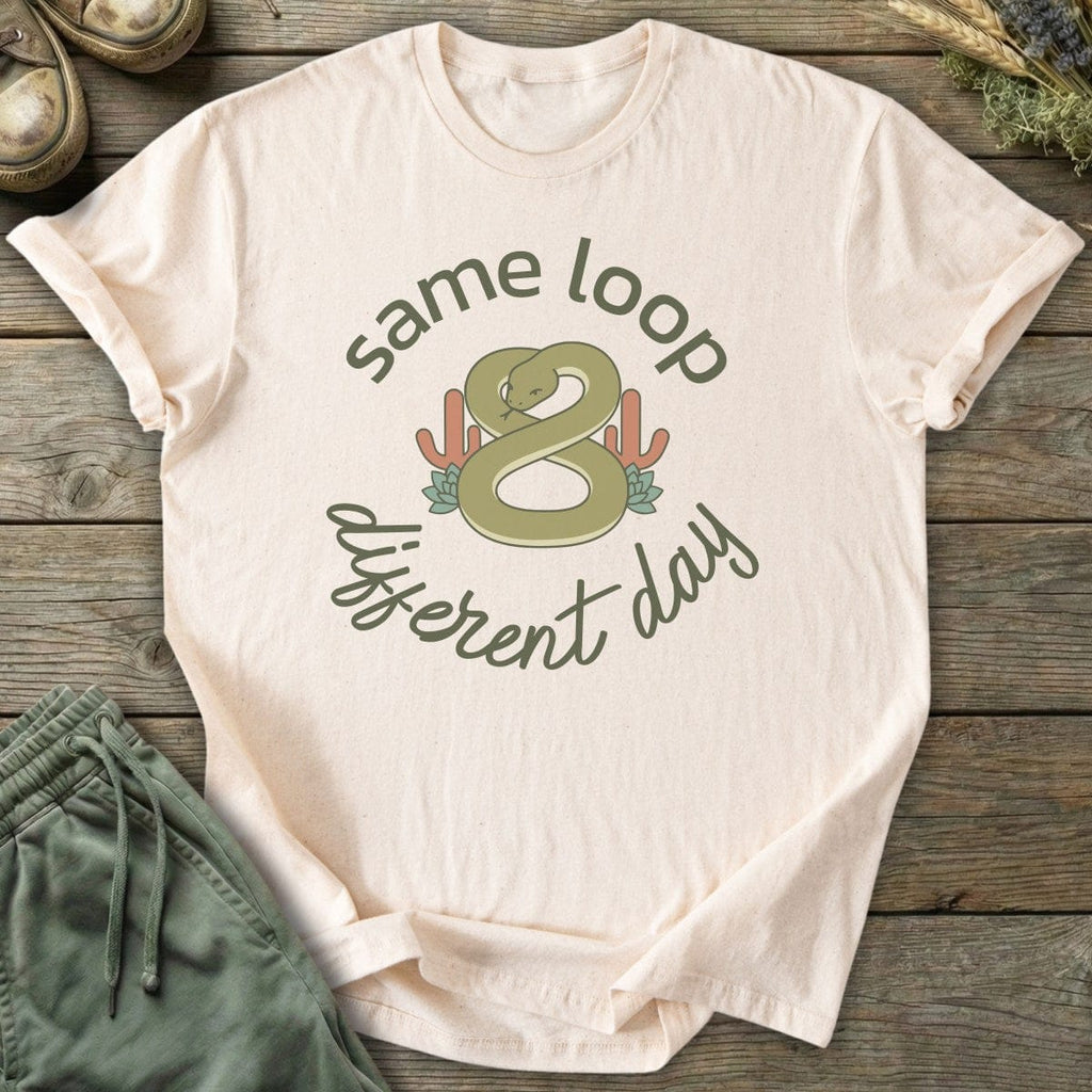 Printify T-Shirt Snake Loop T-Shirt