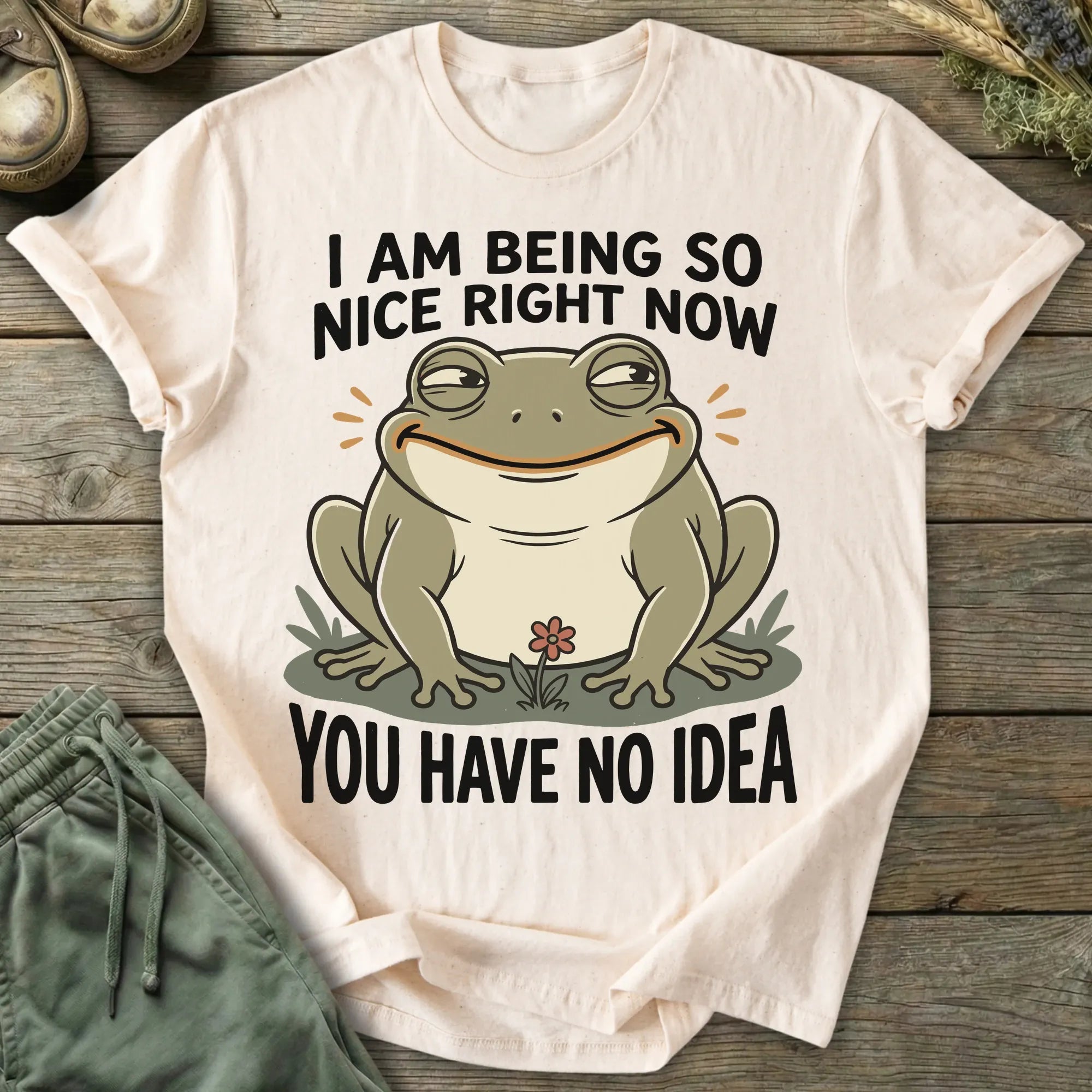 Printify T-Shirt So Nice Right Now T-Shirt